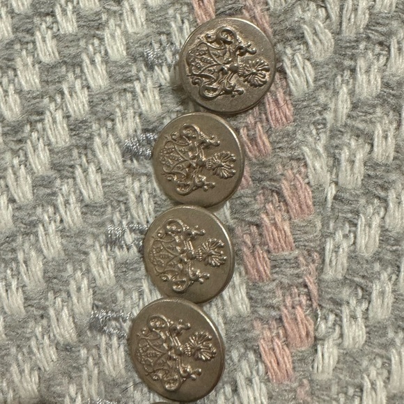 TRISTAN FITTED BLAZER WITH FLAP POCKETS SIZE P/S tweed academia preppy C2 - Picture 4 of 12